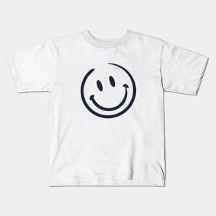 Big 2D Smiley Emoji Kids T-Shirt